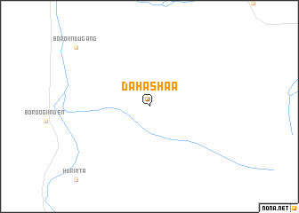 map of Dahashaa