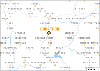 map of Dahatkon