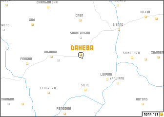 map of Daheba