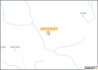 map of Dahebian