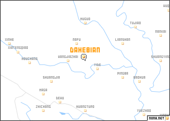 map of Dahebian