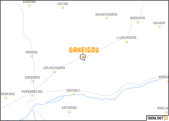 map of Daheigou