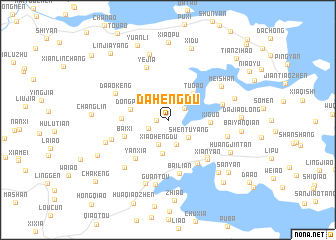 map of Dahengdu