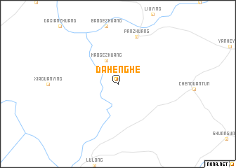 map of Dahenghe