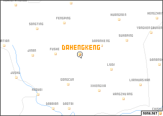 map of Dahengkeng