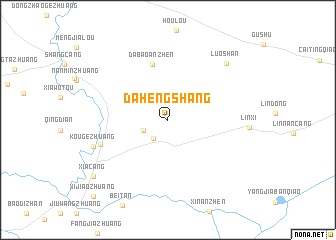 map of Dahengshang