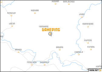 map of Daheping