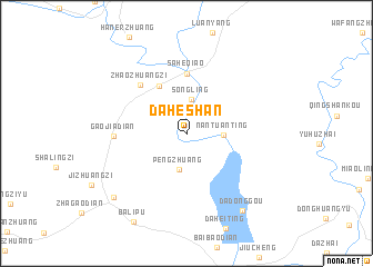 map of Daheshan