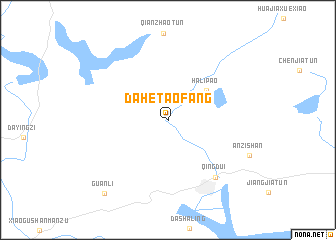 map of Dahetaofang