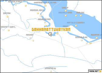 map of Dahhām Āţ Ţuwaykān