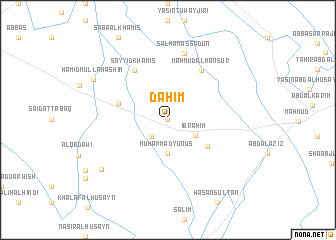 map of Dāhim