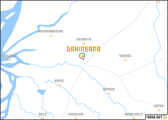 map of Dahinsara