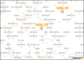 map of Dahlem