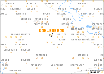 map of Dahlenberg