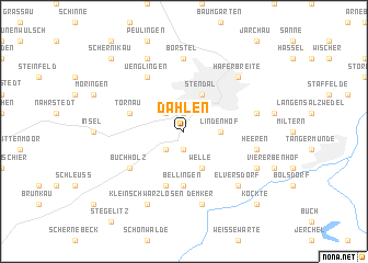 map of Dahlen