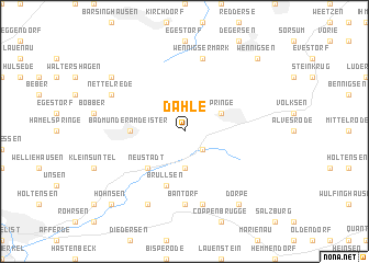 map of Dahle