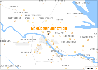 map of Dahlgren Junction