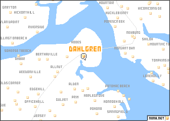 map of Dahlgren