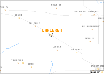 map of Dahlgren