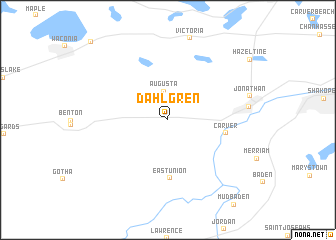 map of Dahlgren