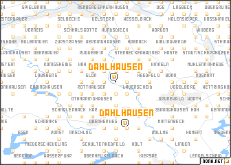 map of Dahlhausen