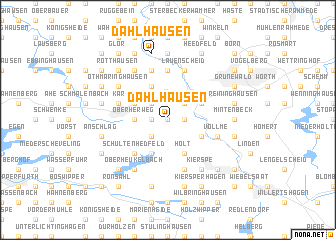 map of Dahlhausen