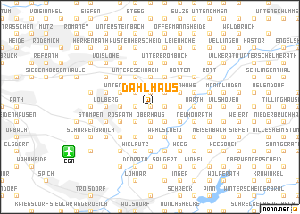 map of Dahlhaus