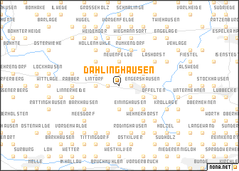 map of Dahlinghausen