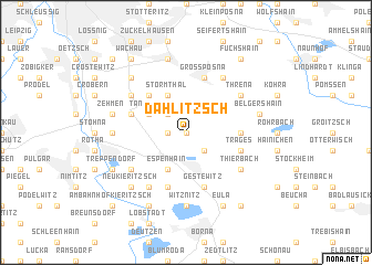 map of Dahlitzsch