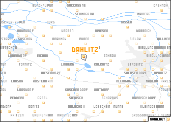 map of Dahlitz