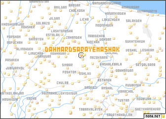 map of Dah Mard Sarā-ye Māshak