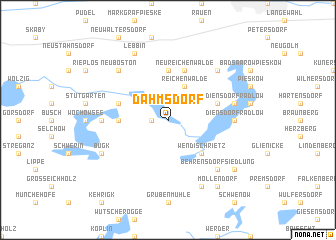 map of Dahmsdorf