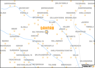 map of Dahnāb