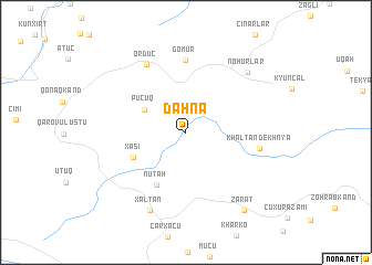 map of Dǝhnǝ