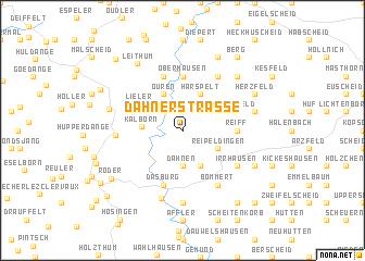 map of Dahnerstraße