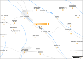 map of Dahnovici