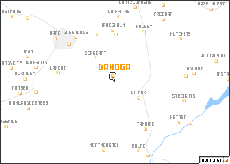 map of Dahoga