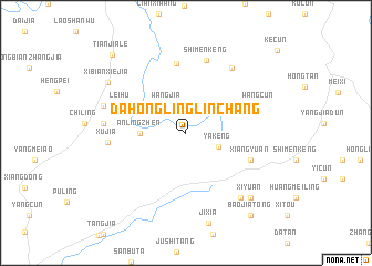 map of Dahongling Linchang