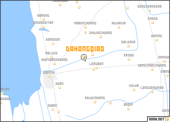 map of Dahongqiao