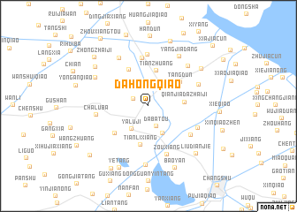 map of Dahongqiao