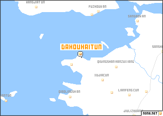 map of Dahouhaitun