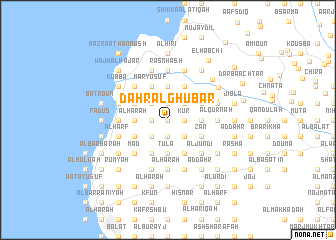 map of Ḑahr al Ghubār