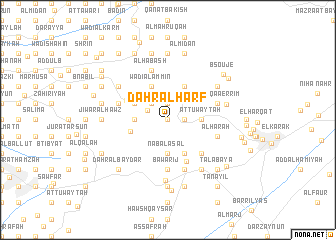 map of Ḑahr al Ḩarf