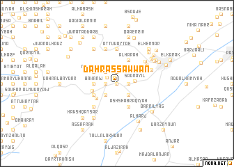 map of Ḑahr aş Şawwān