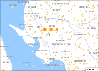 map of Dāhrinja