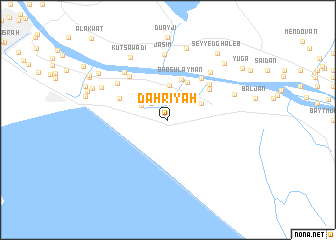 map of Dahrīyah
