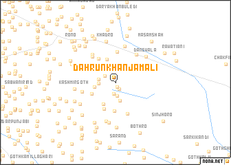 map of Dāhrūn Khān Jamāli