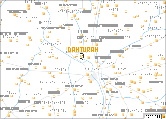 map of Dahtūrah