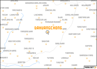 map of Dahuangchong