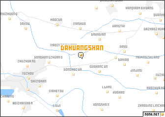 map of Dahuangshan